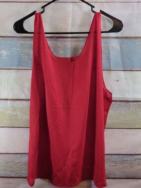 Red Mesh Pini Tank Top - Unbranded